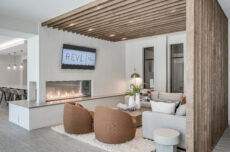 Luxury Houston apartment clubhouse photographed by Houston commercial photographer