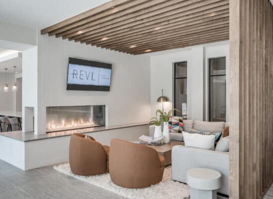 Luxury Houston apartment clubhouse photographed by Houston commercial photographer