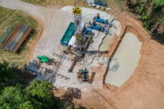 Industrial processing equipment captured in Houston facility environment