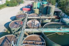 Industrial processing facility photographed for commercial portfolio