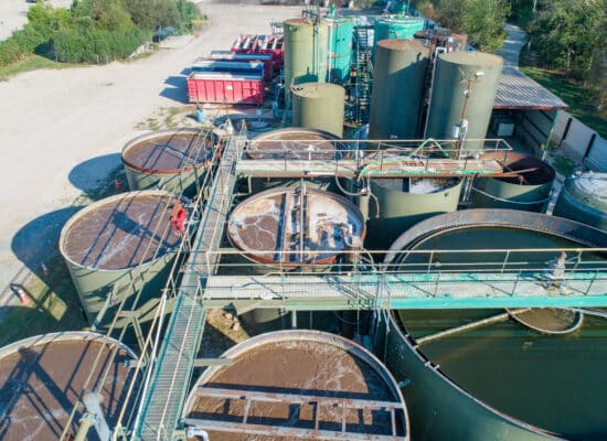 Industrial processing facility photographed for commercial portfolio