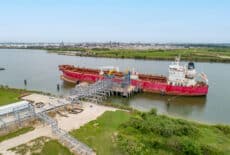 Houston industrial facility interior highlighting scale and engineering
