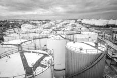 Industrial environment with equipment and systems captured in Houston