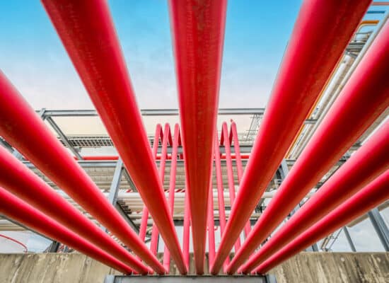 Houston industrial workspace featuring operational equipment and systems