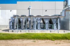 Houston industrial site with heavy machinery and operational systems