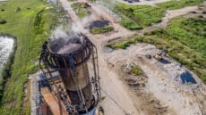 Industrial facility interior photographed by Houston industrial photographer