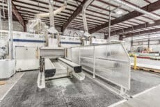 Houston industrial site featuring infrastructure and heavy equipment